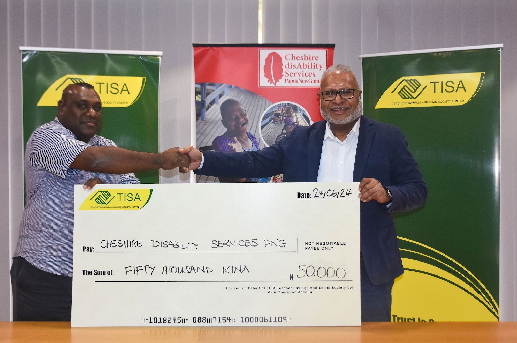 TISA Supports Chesire Disability Services as Gold Sponsor